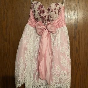 Short lace Sherri Hill Dress
